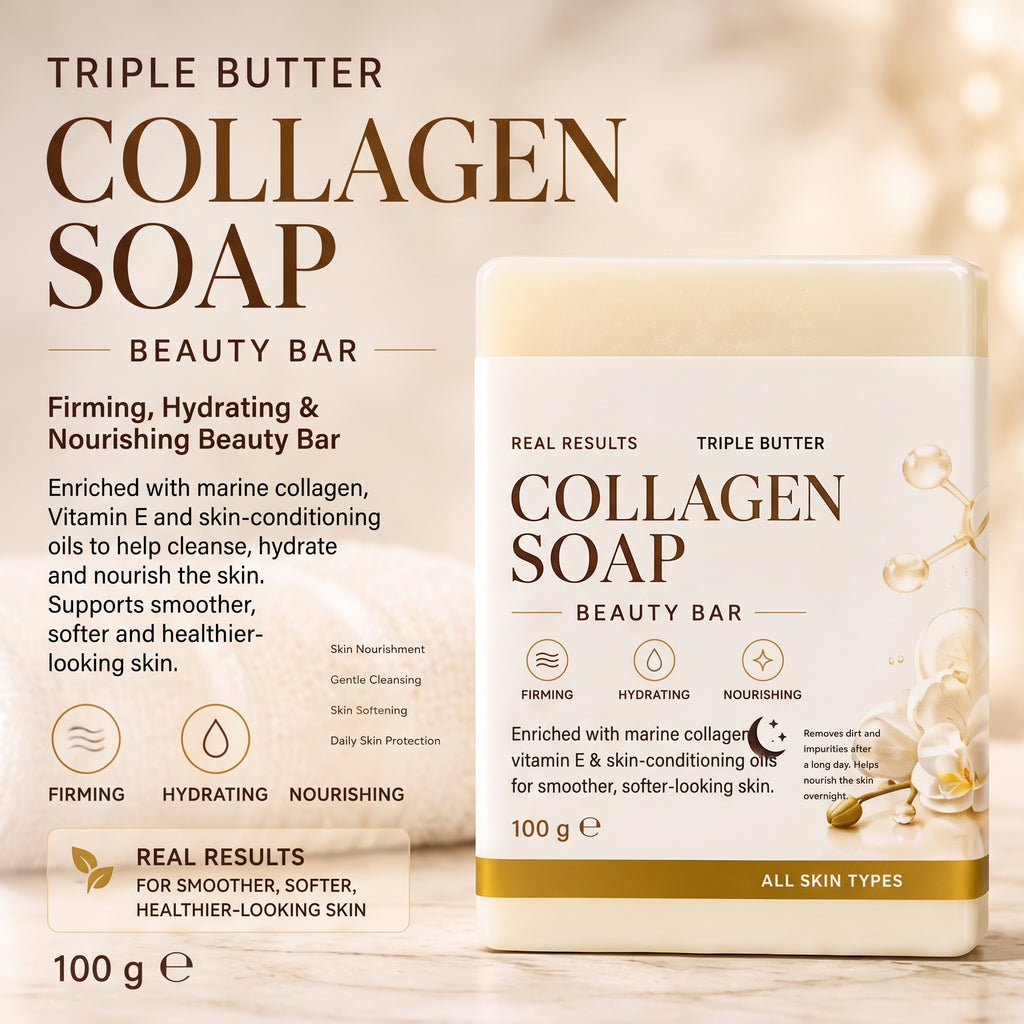 Triple Butter Collagen Soap