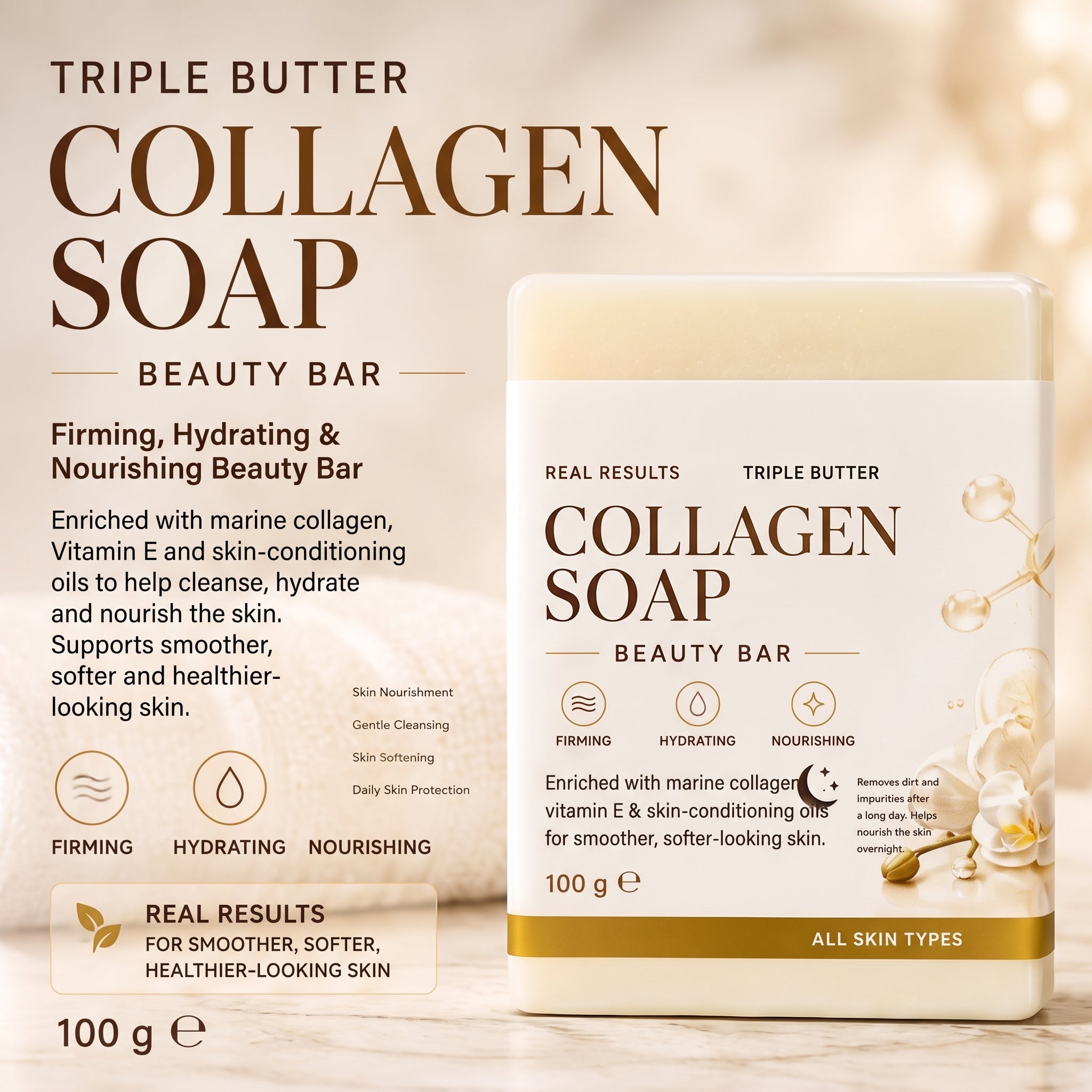 Triple Butter Collagen Soap