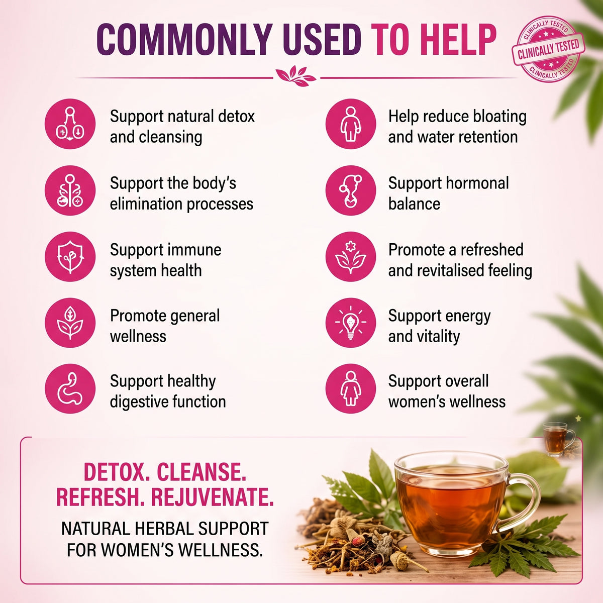 NUZ MIRROR Women’s Detoxing Tea