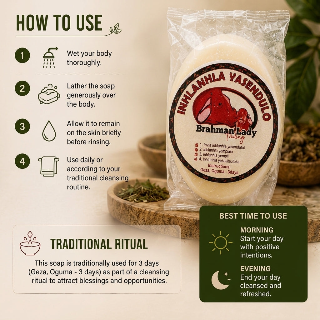 Inhlanhla Yasendulo Traditional Cleansing Soap