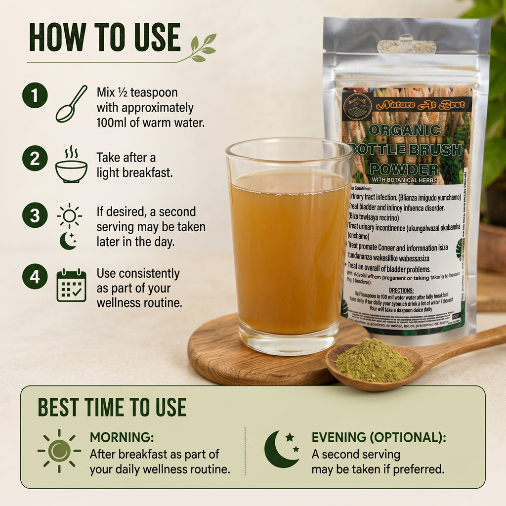 ORGANIC BOTTLE BRUSH POWDER