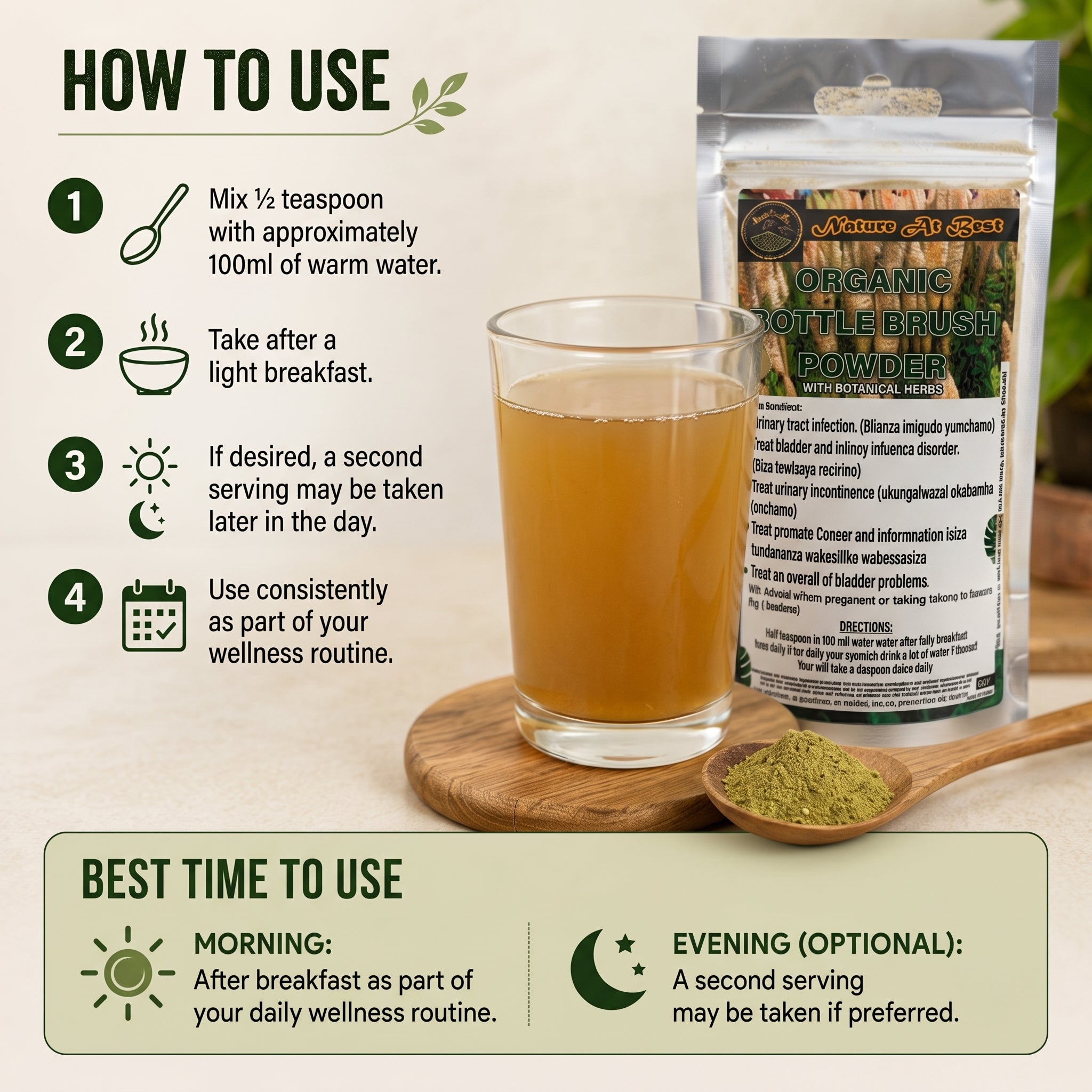 ORGANIC BOTTLE BRUSH POWDER