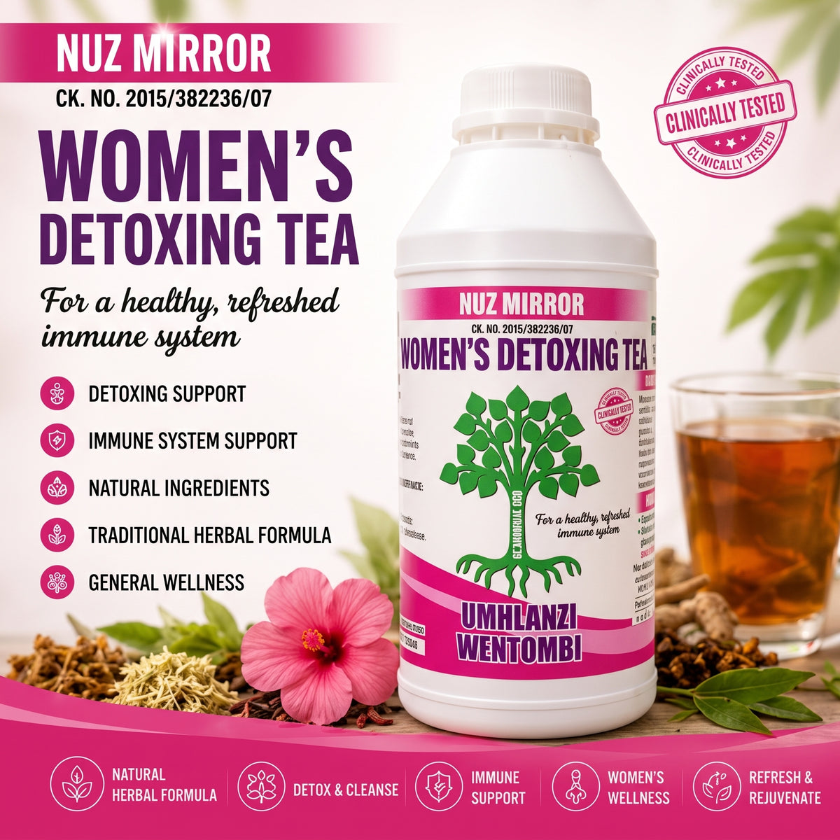 NUZ MIRROR Women’s Detoxing Tea