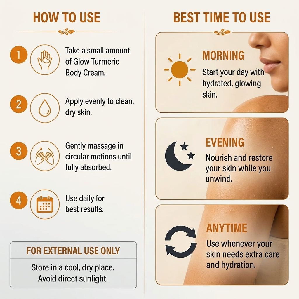 TC Care Glow Turmeric Body Cream