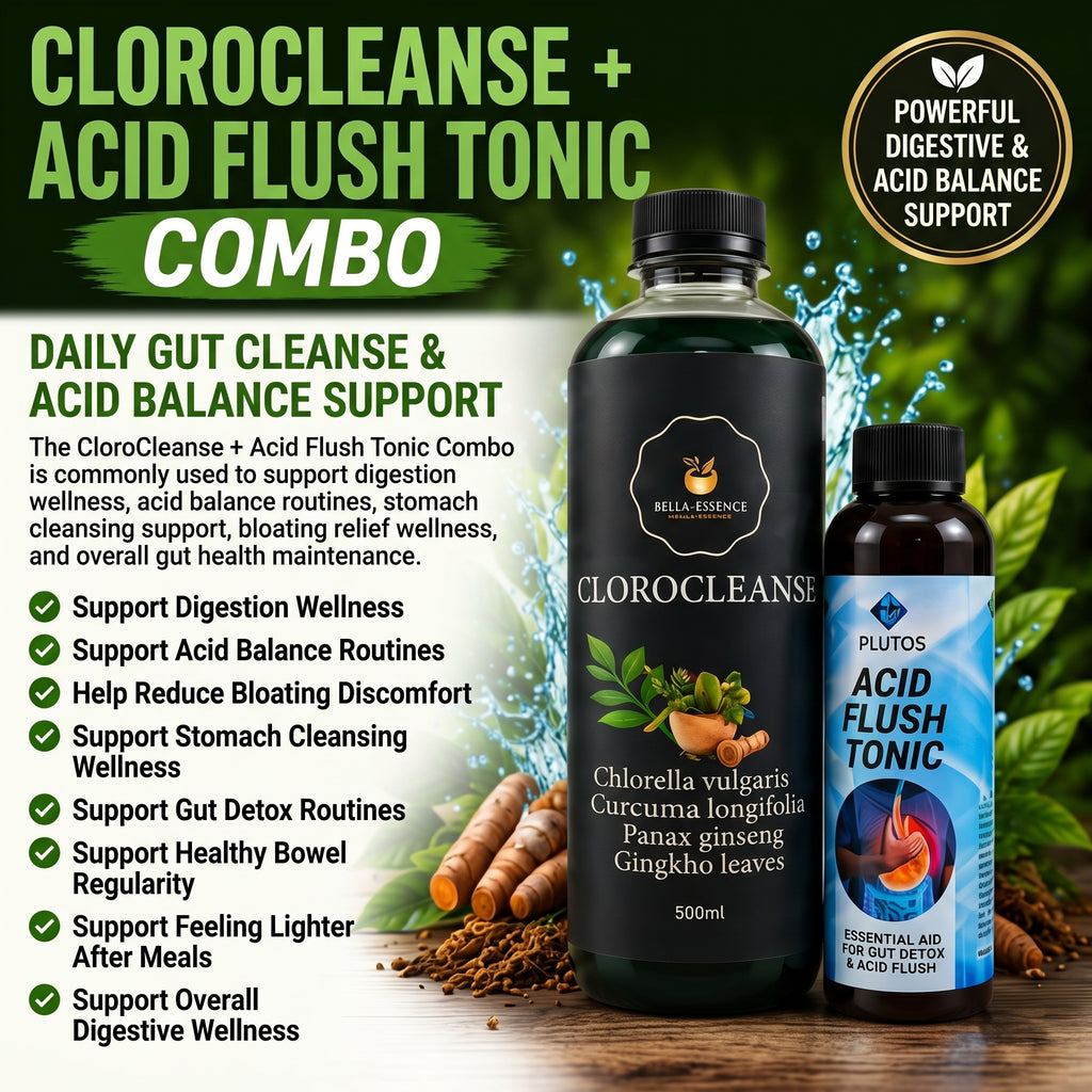 CLOROCLEANSE + ACID FLUSH TONIC COMBO