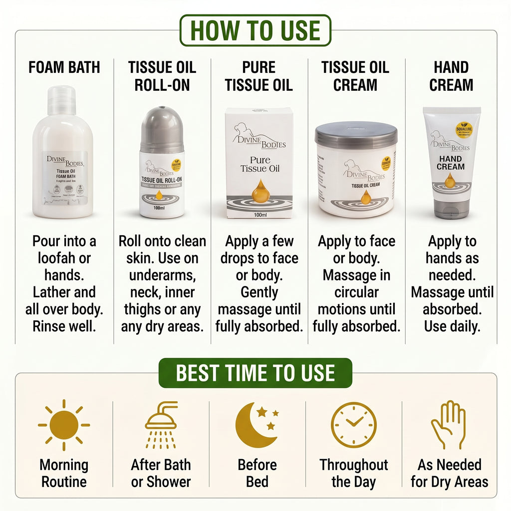 DIVINE BODIES TISSUE OIL COMBO SET