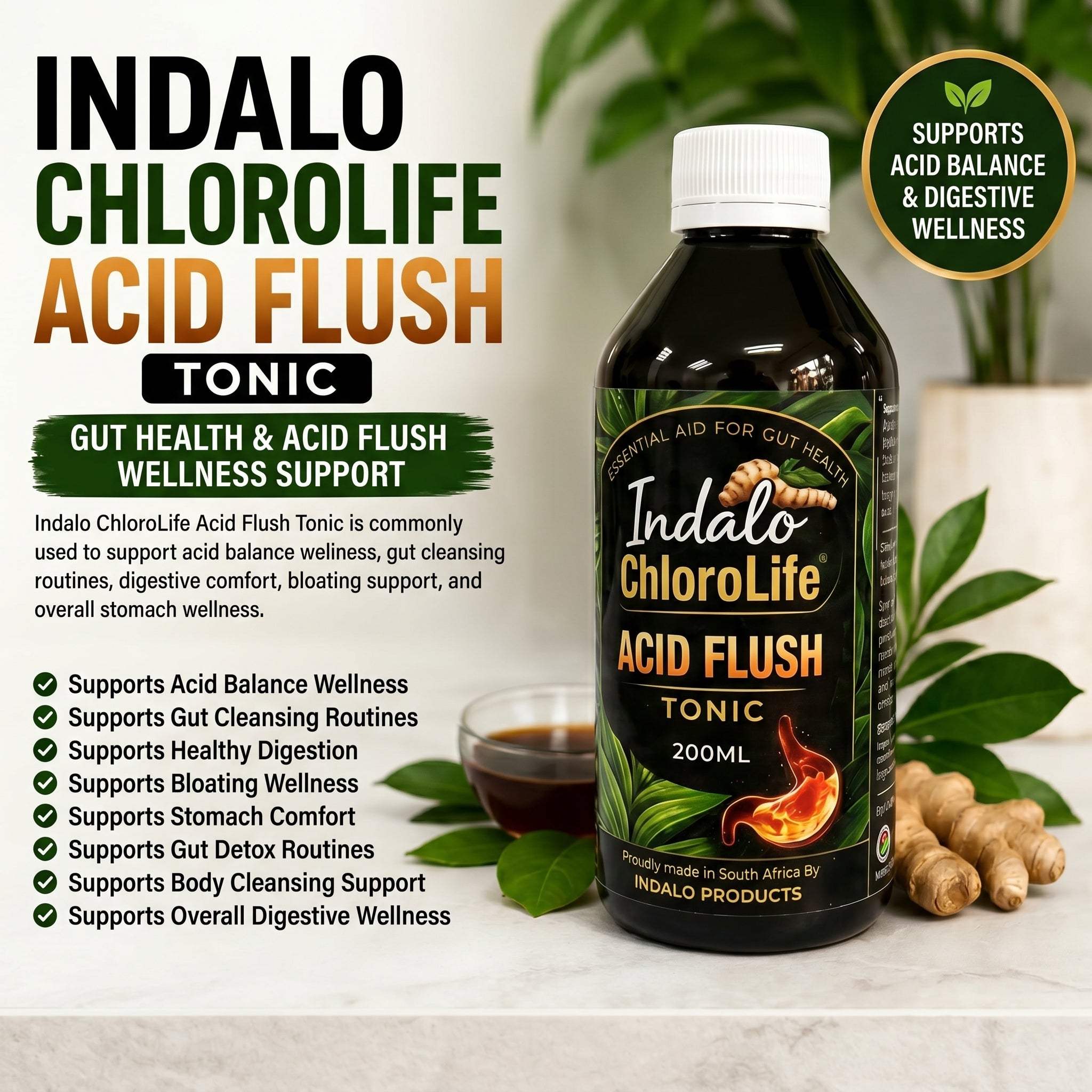 INDALO CHLOROLIFE ACID FLUSH TONIC