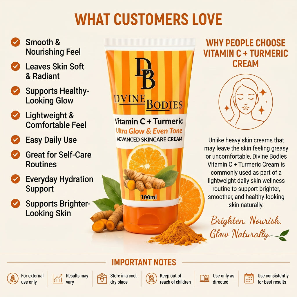 VITAMIN C + TURMERIC Ultra Glow & Even Tone Cream