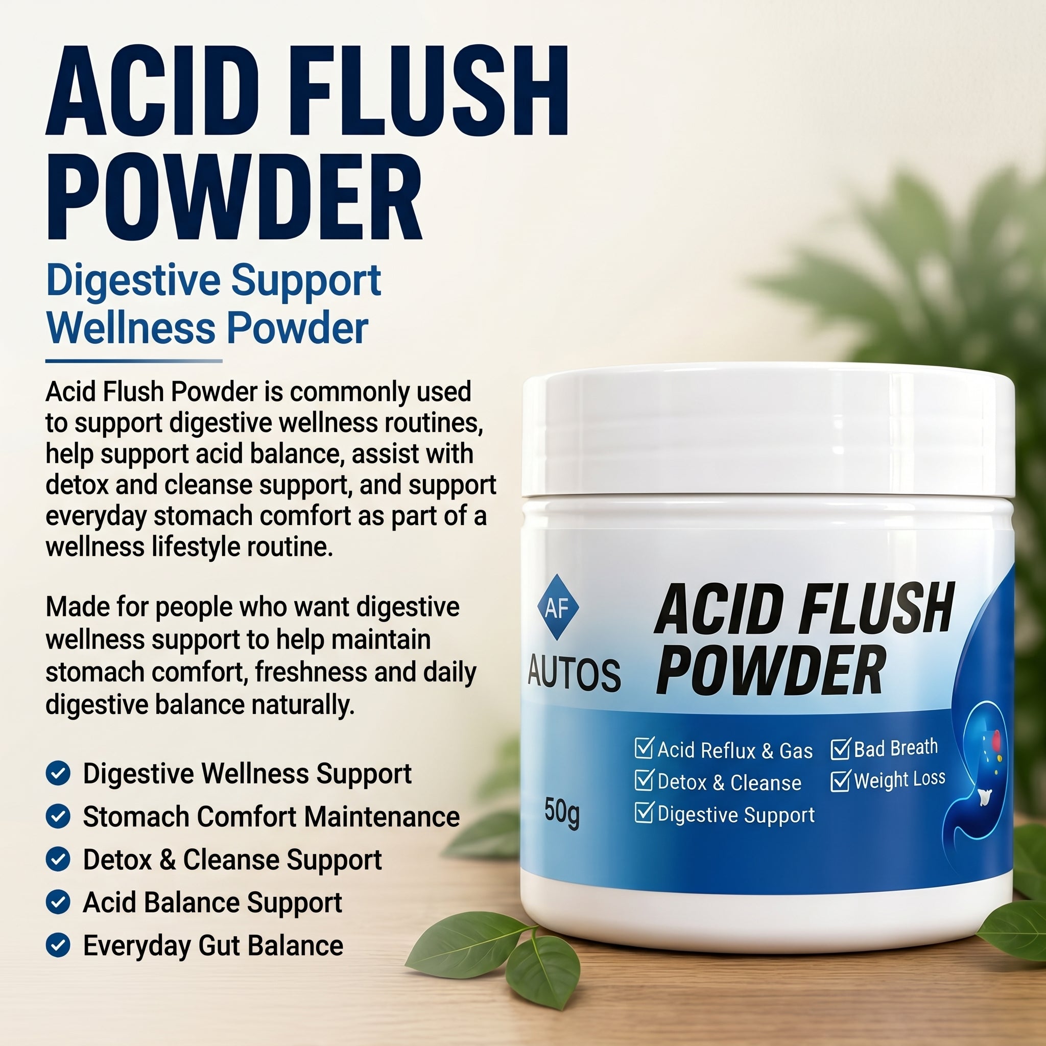 ACID FLUSH POWDER