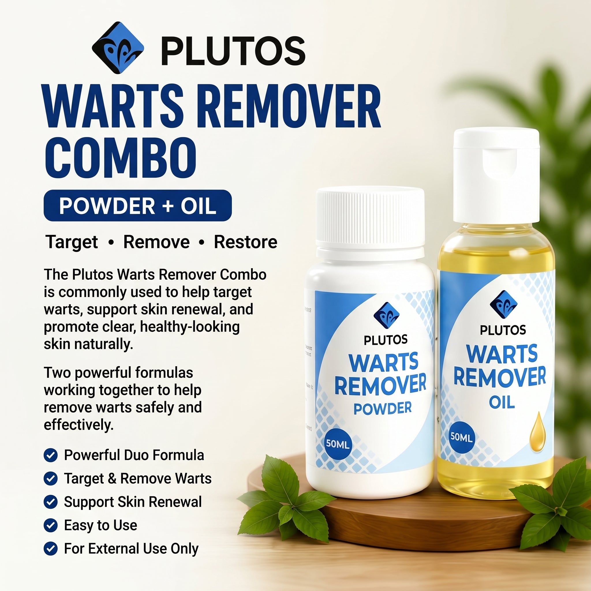 PLUTOS WARTS REMOVER COMBO