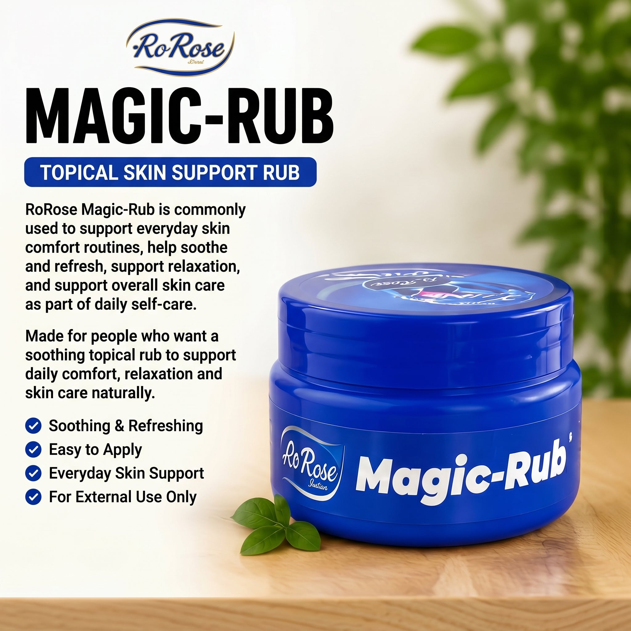 MAGIC-RUB Topical Skin Support Rub