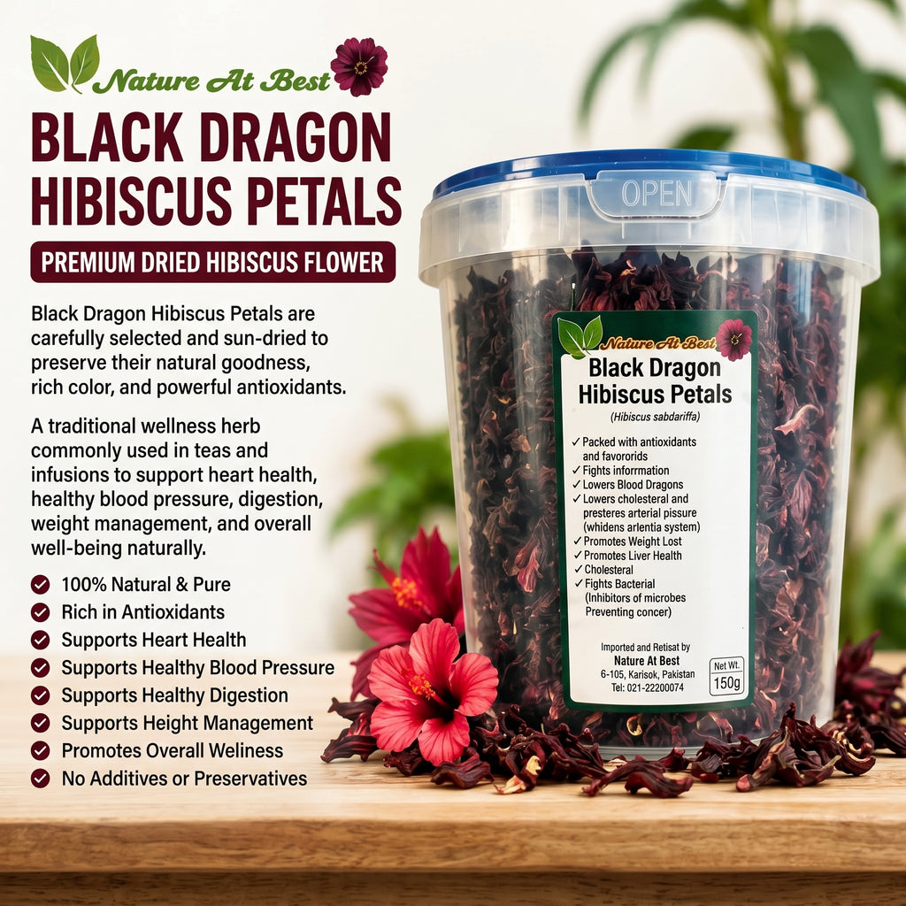 BLACK DRAGON HIBISCUS PETALS