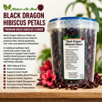 BLACK DRAGON HIBISCUS PETALS