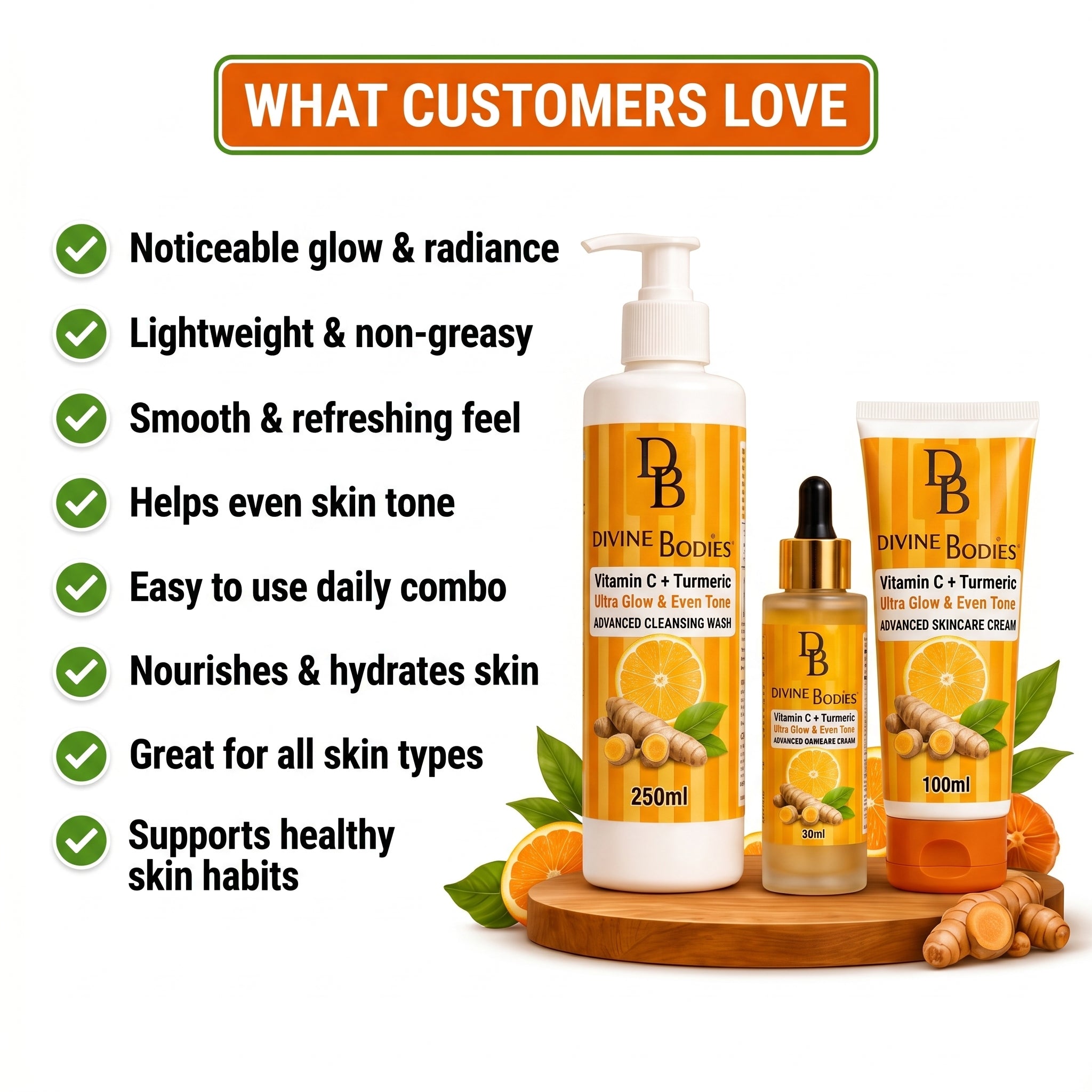 Divine Bodies Vitamin C + Turmeric Combo
