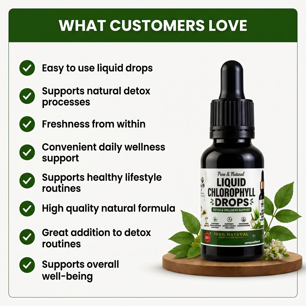 Liquid Chlorophyll Drops