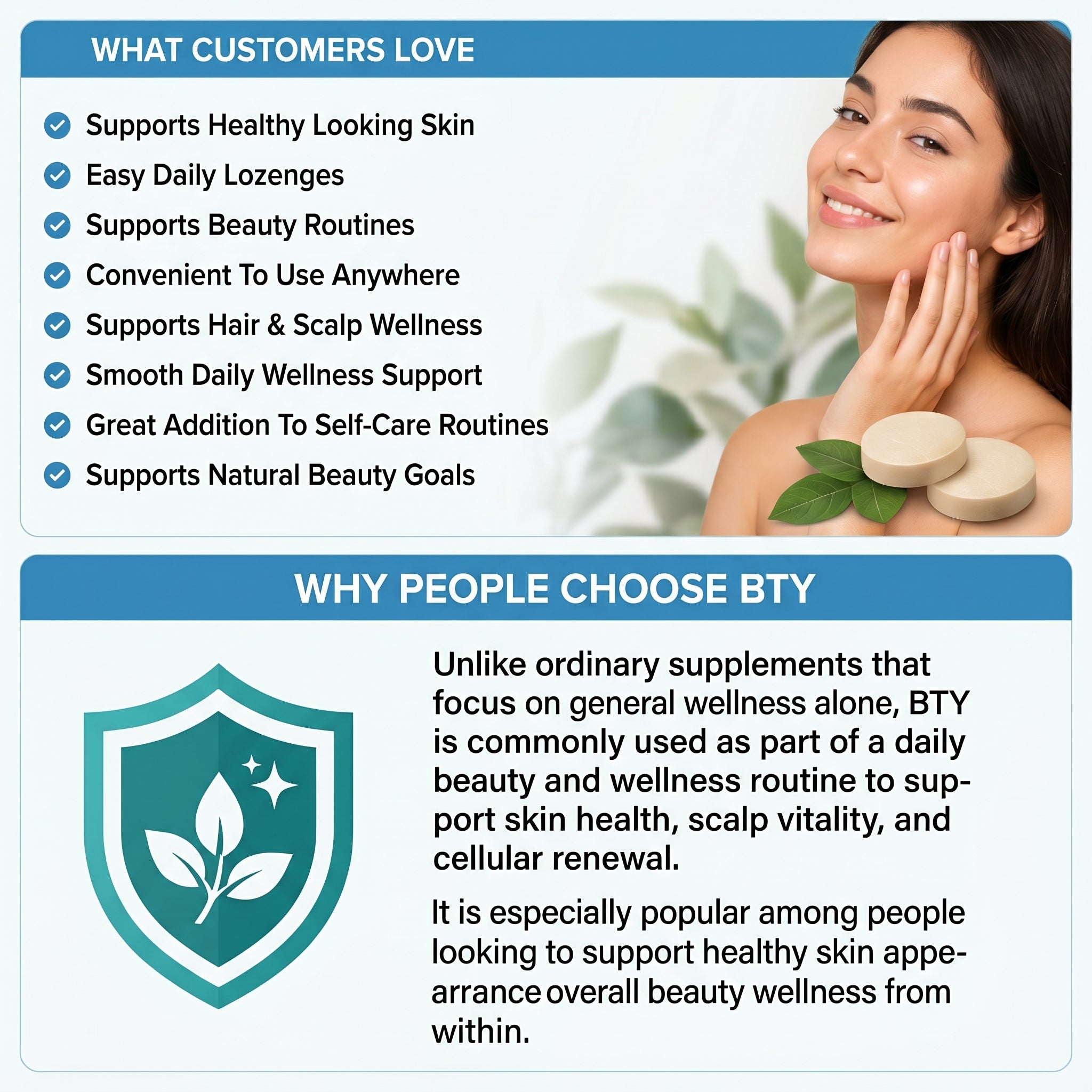 BTY - Skin & Scalp Support Lozenges