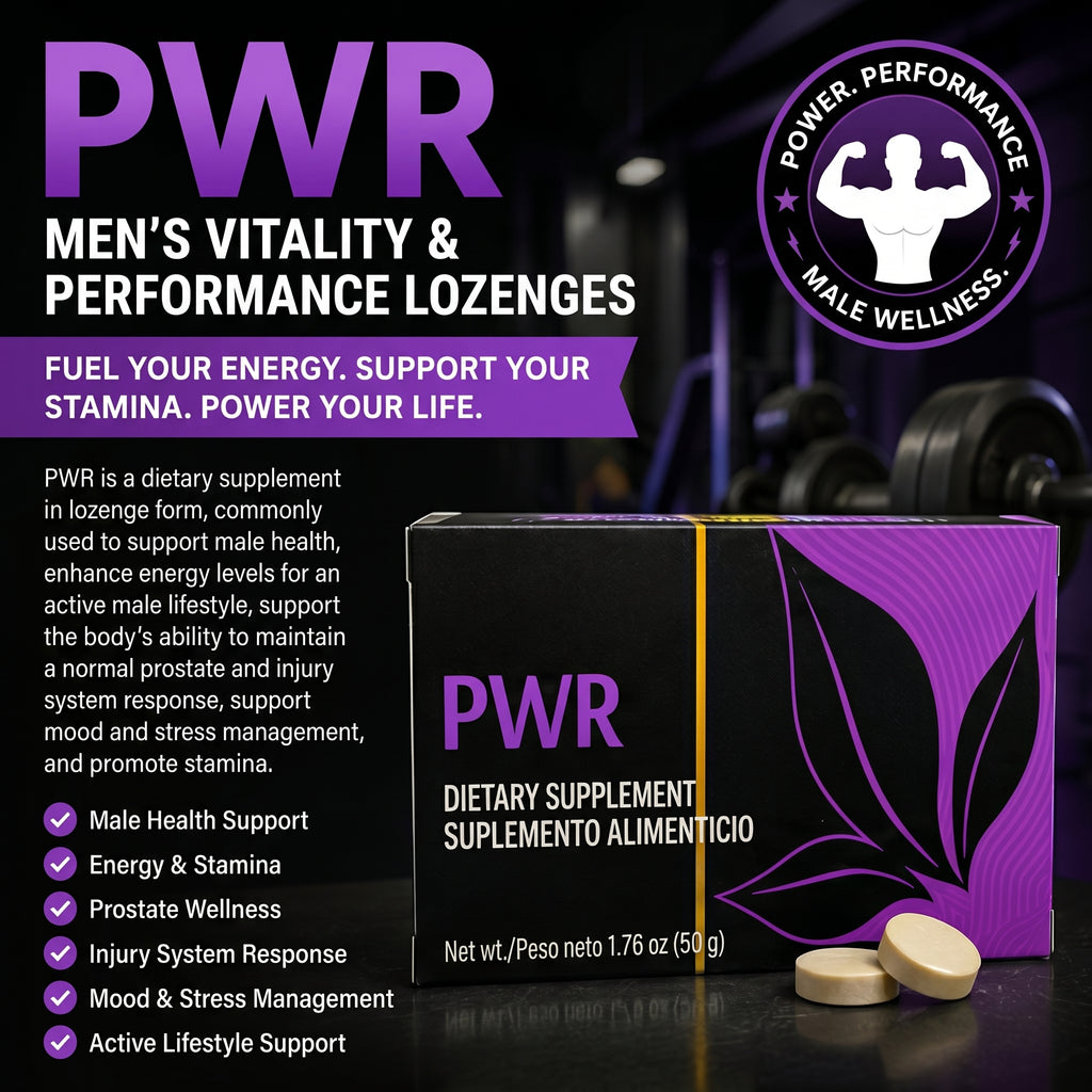 PWR - Men's Vitality & Performance Lozenges