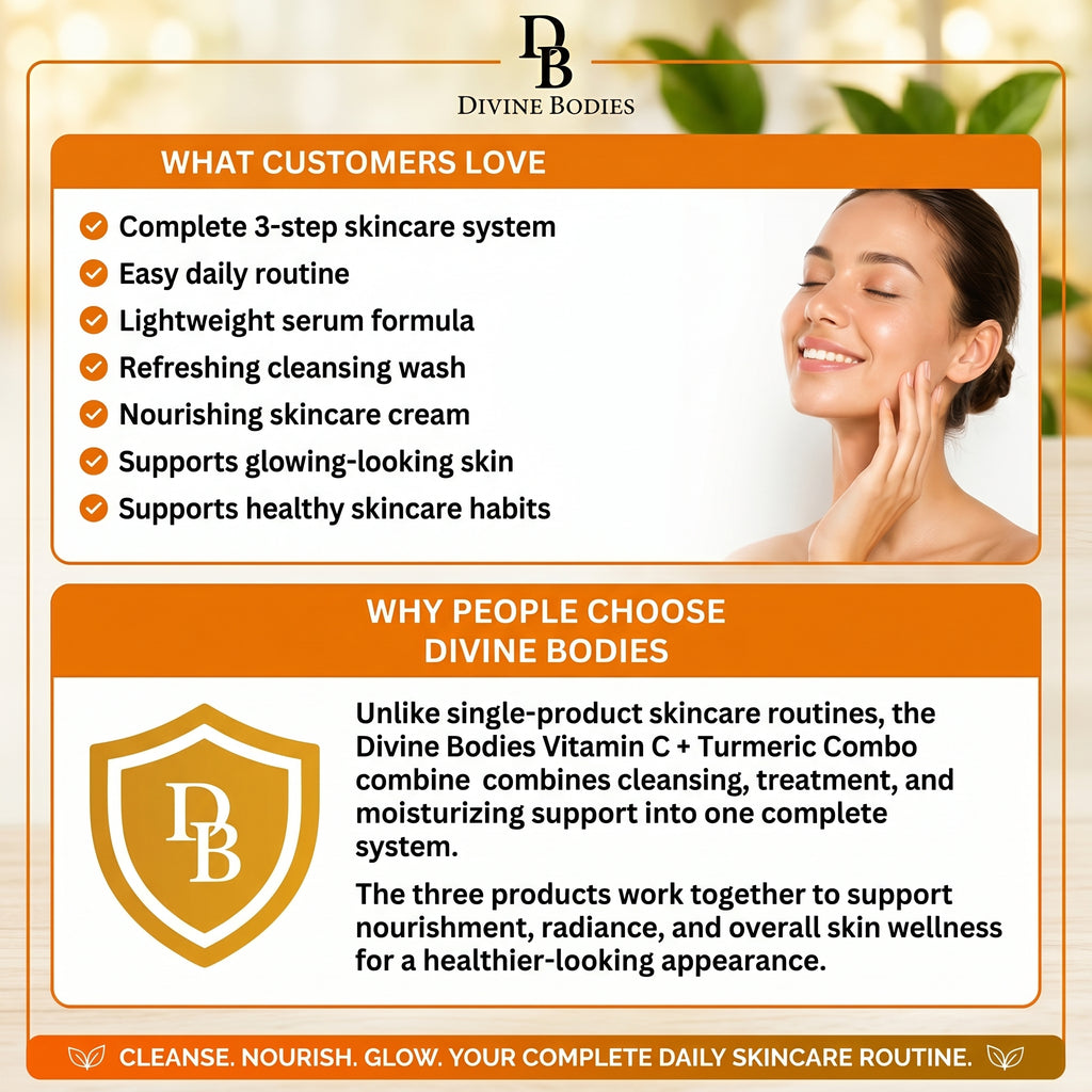 Divine Bodies Vitamin C + Turmeric Combo