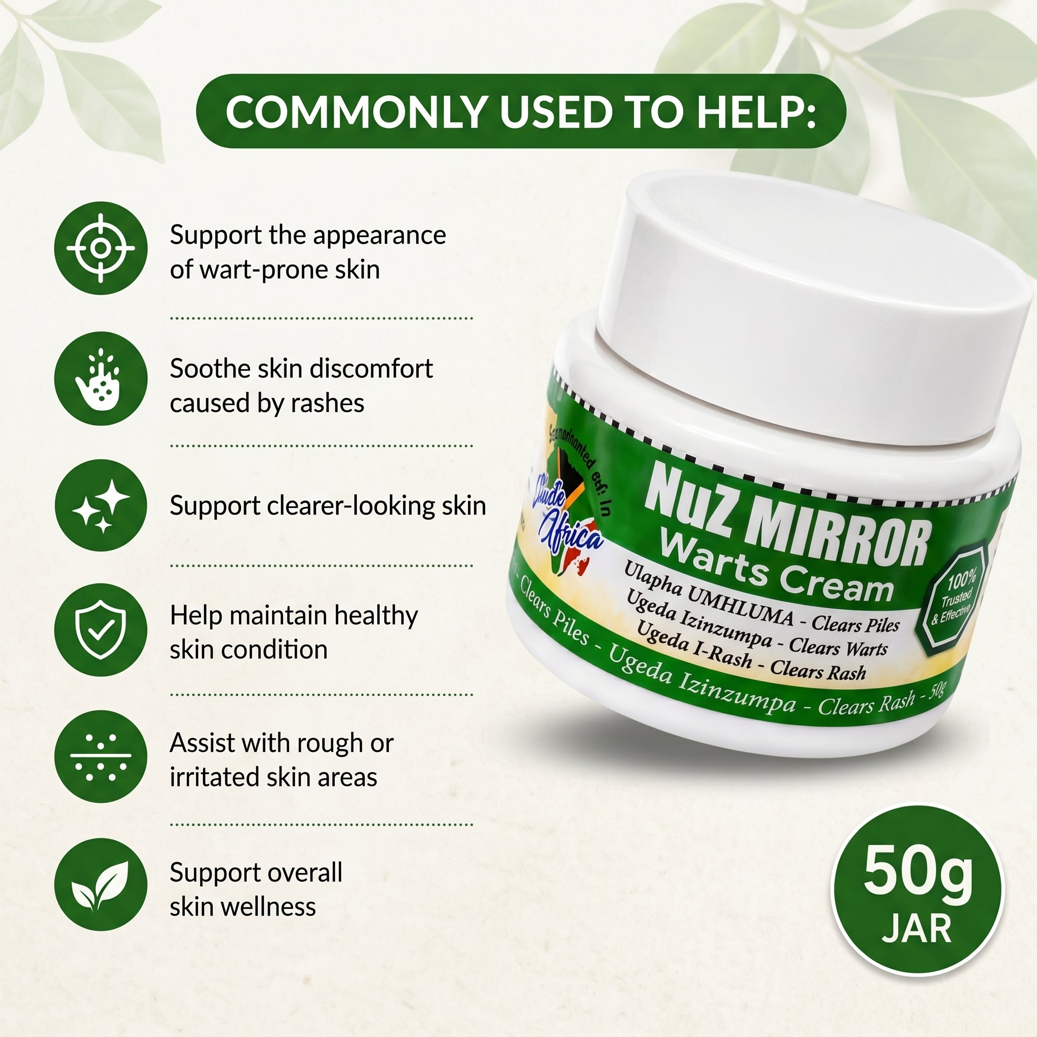 NUZ MIRROR Warts Cream