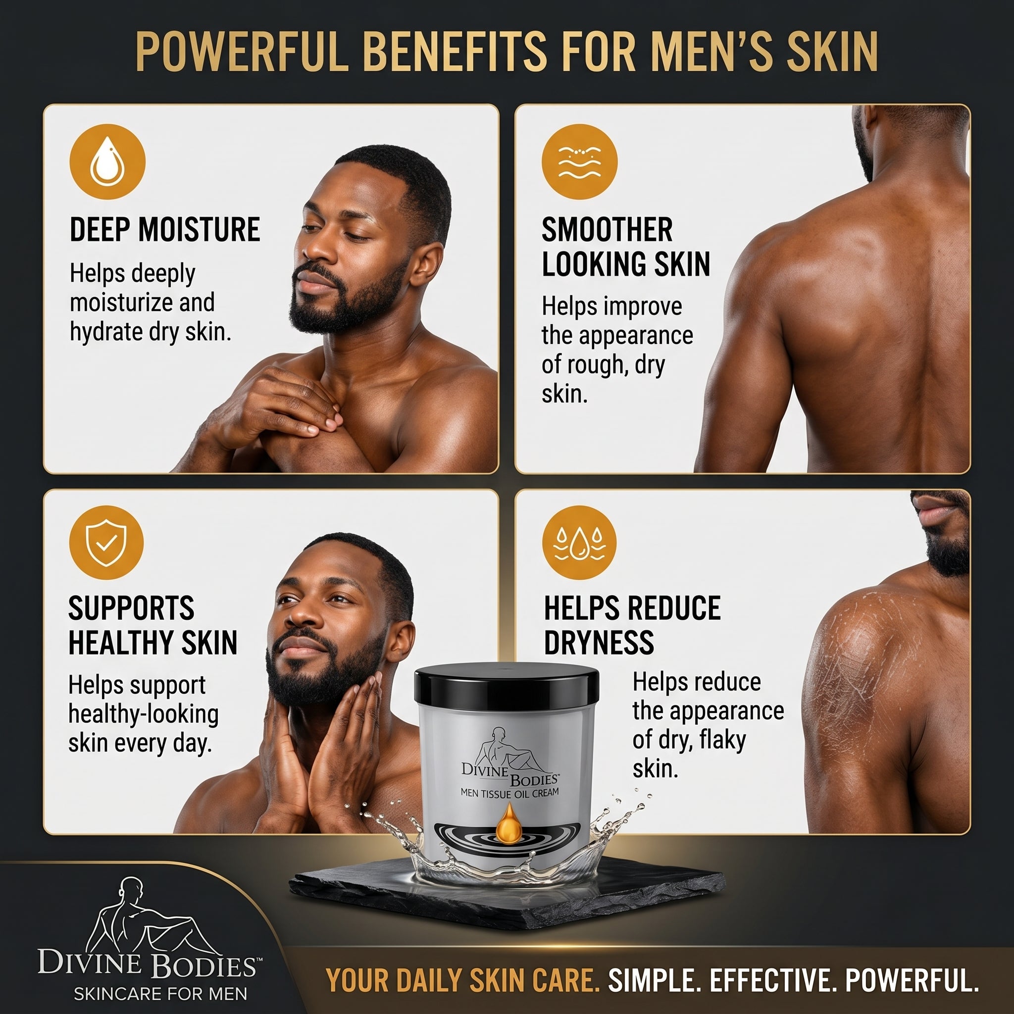 DIVINE BODIES MEN TISSUE OIL CREAM