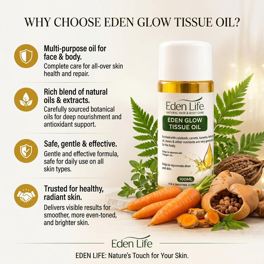 EDEN LIFE EDEN GLOW TISSUE OIL