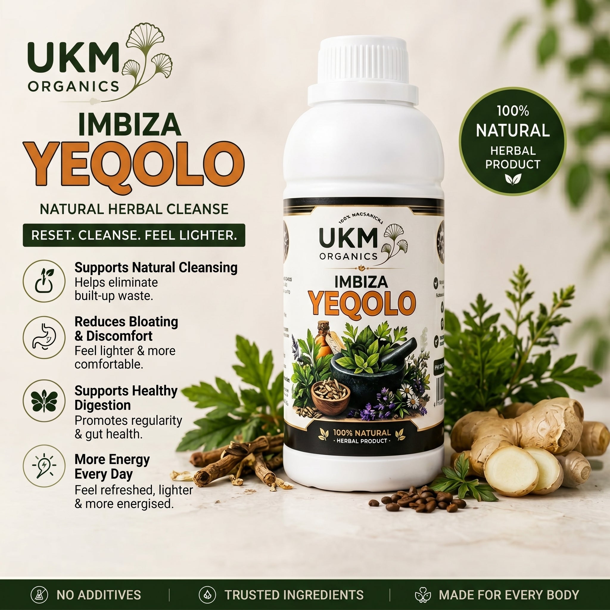 IMBIZA YEQOLO™ — Herbal Cleanse & Digestive Support