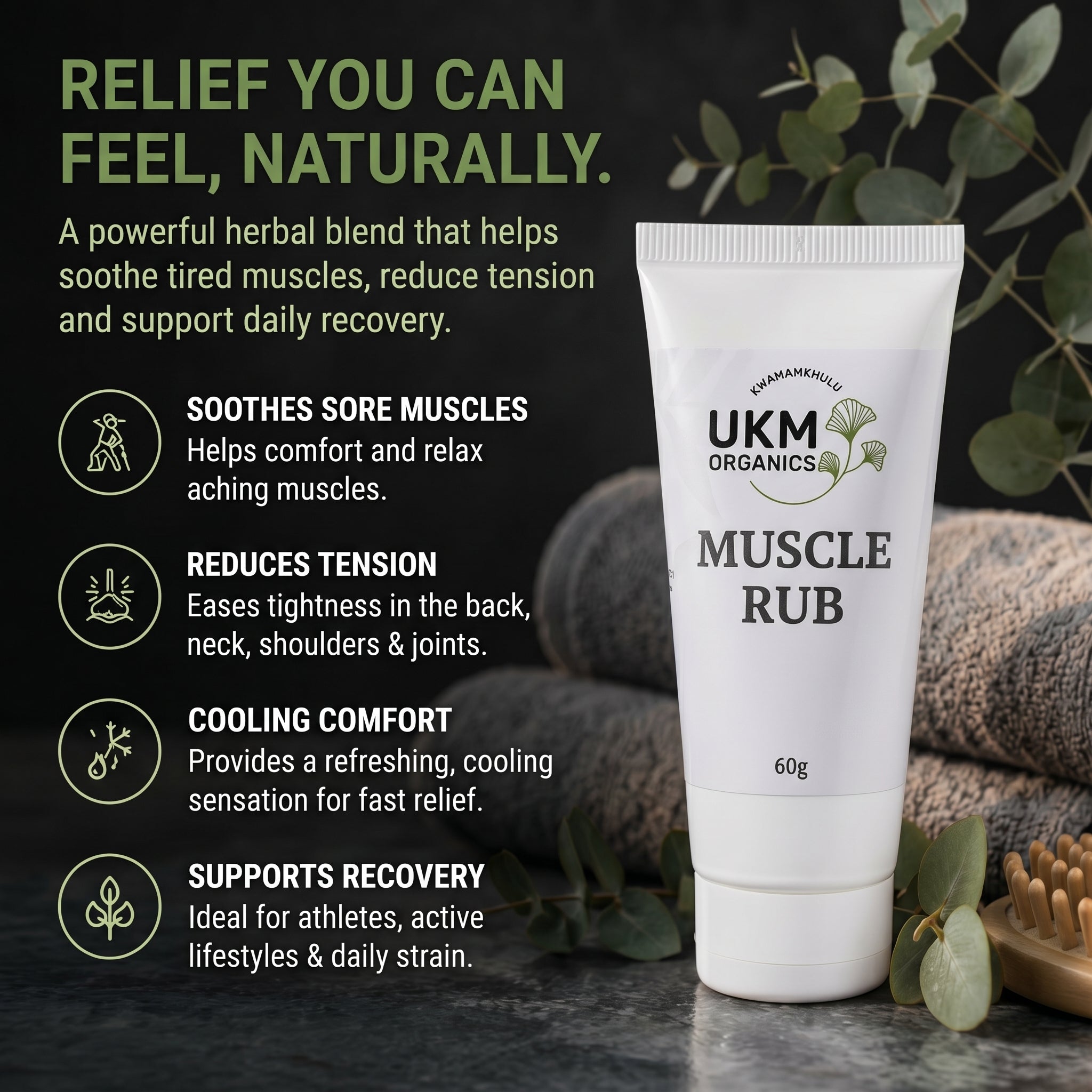 UKM Organics Muscle Rub