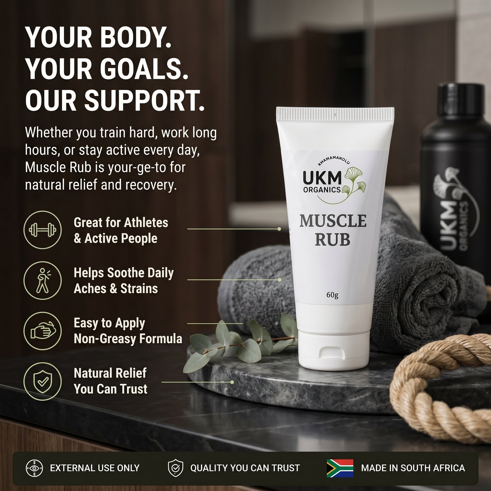 UKM Organics Muscle Rub