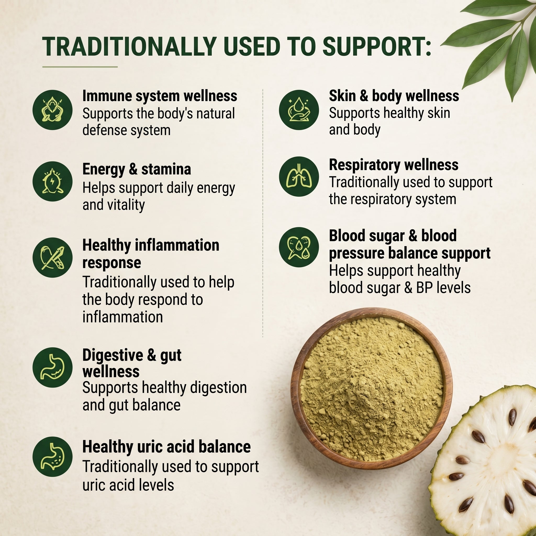ORGANIC SOURSOP POWDER
