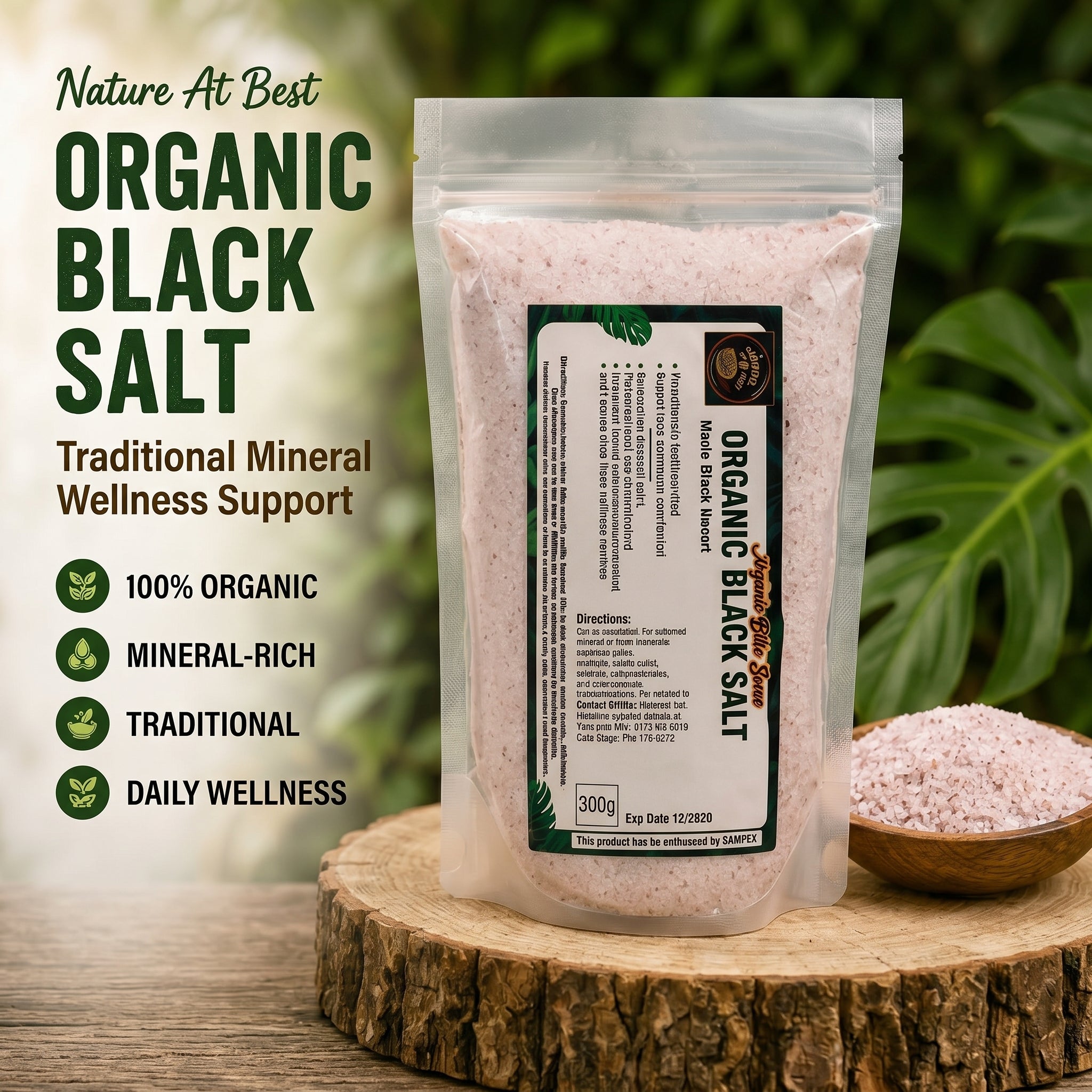 Organic Black Salt