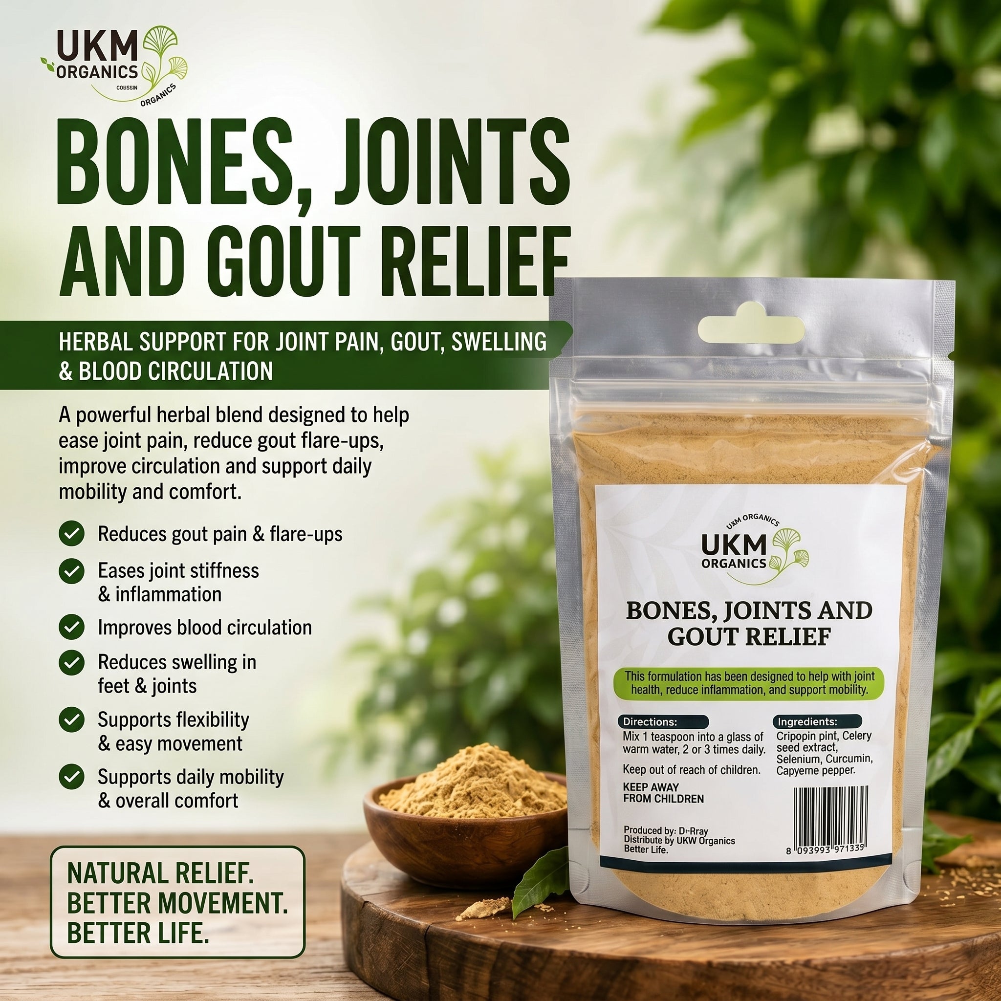 Bones, Joints & Gout Relief