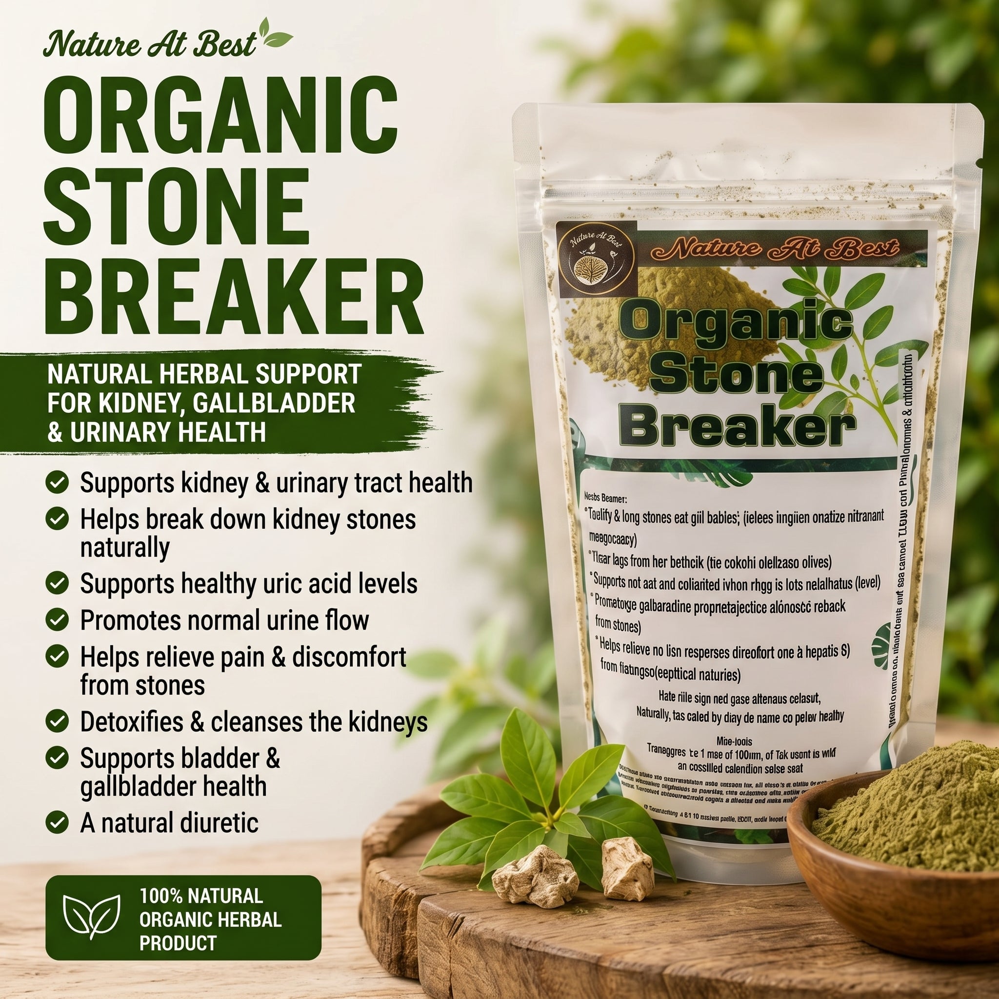 Organic Stone Breaker Powder