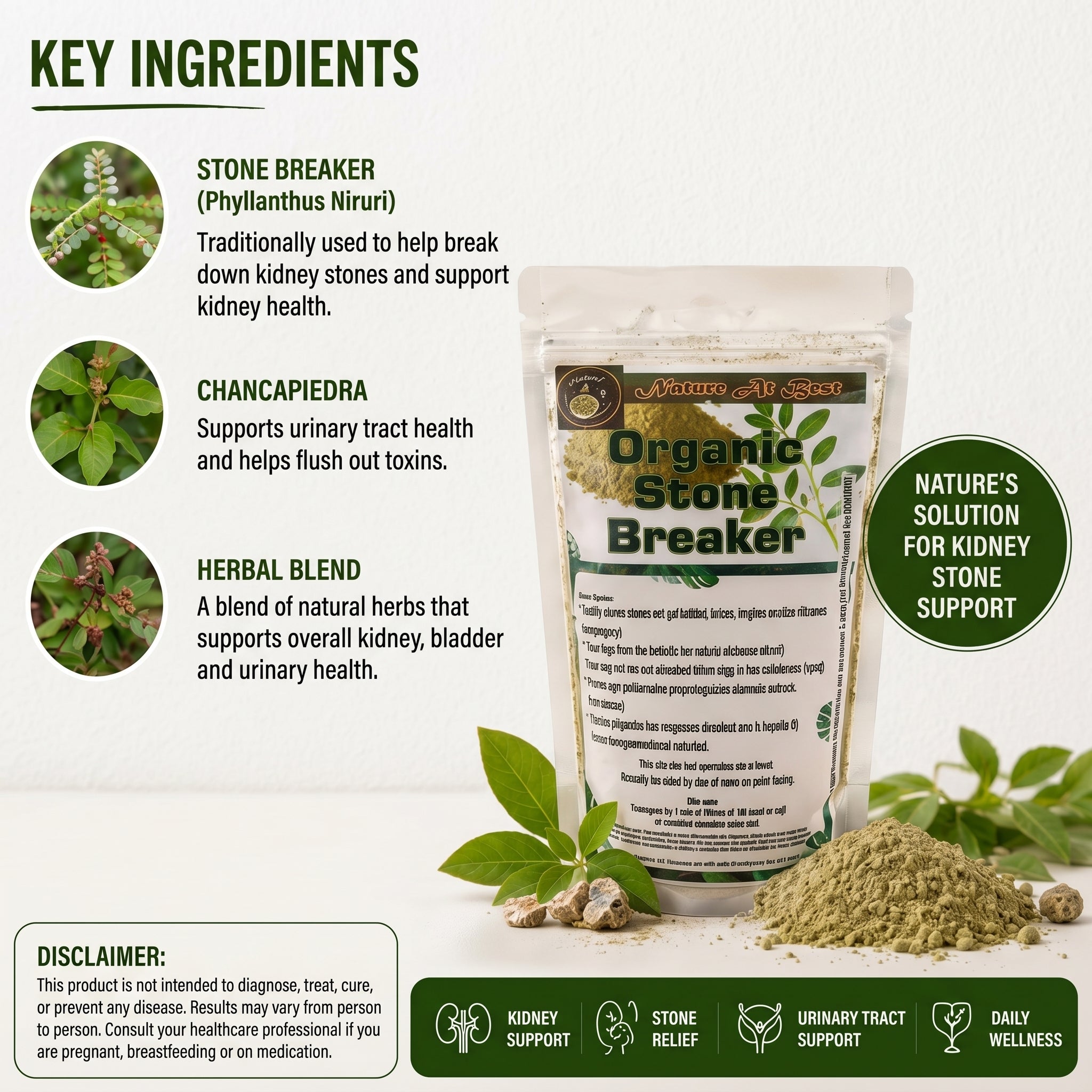 Organic Stone Breaker Powder
