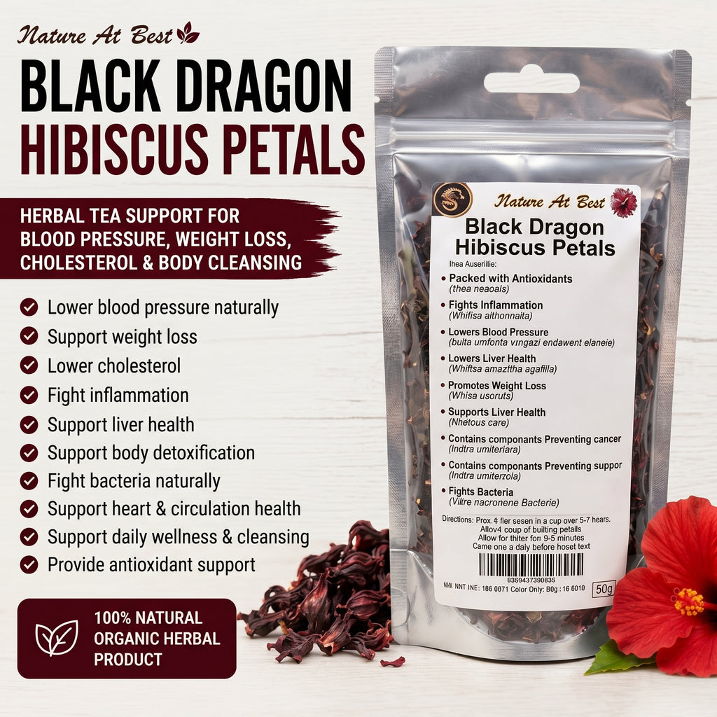 Black Dragon Hibiscus Petals