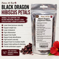Black Dragon Hibiscus Petals
