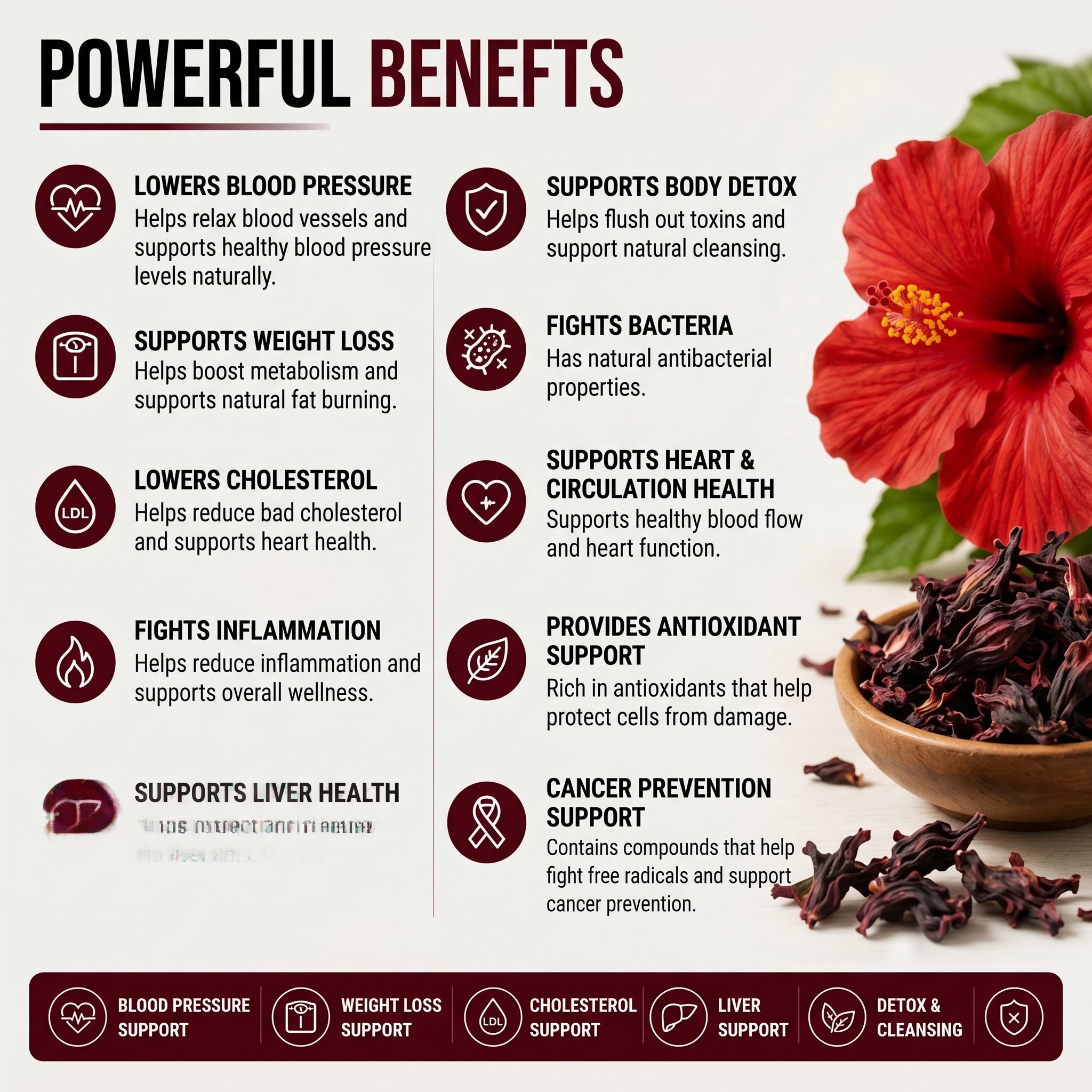 Black Dragon Hibiscus Petals
