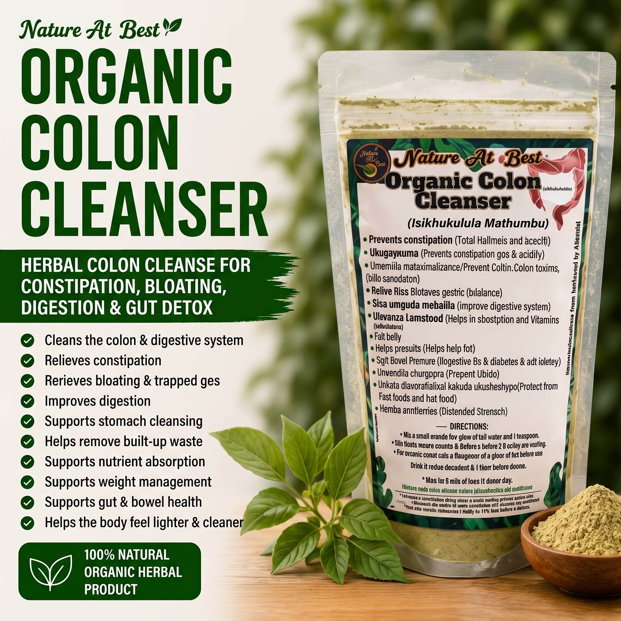 Organic Colon Cleanser