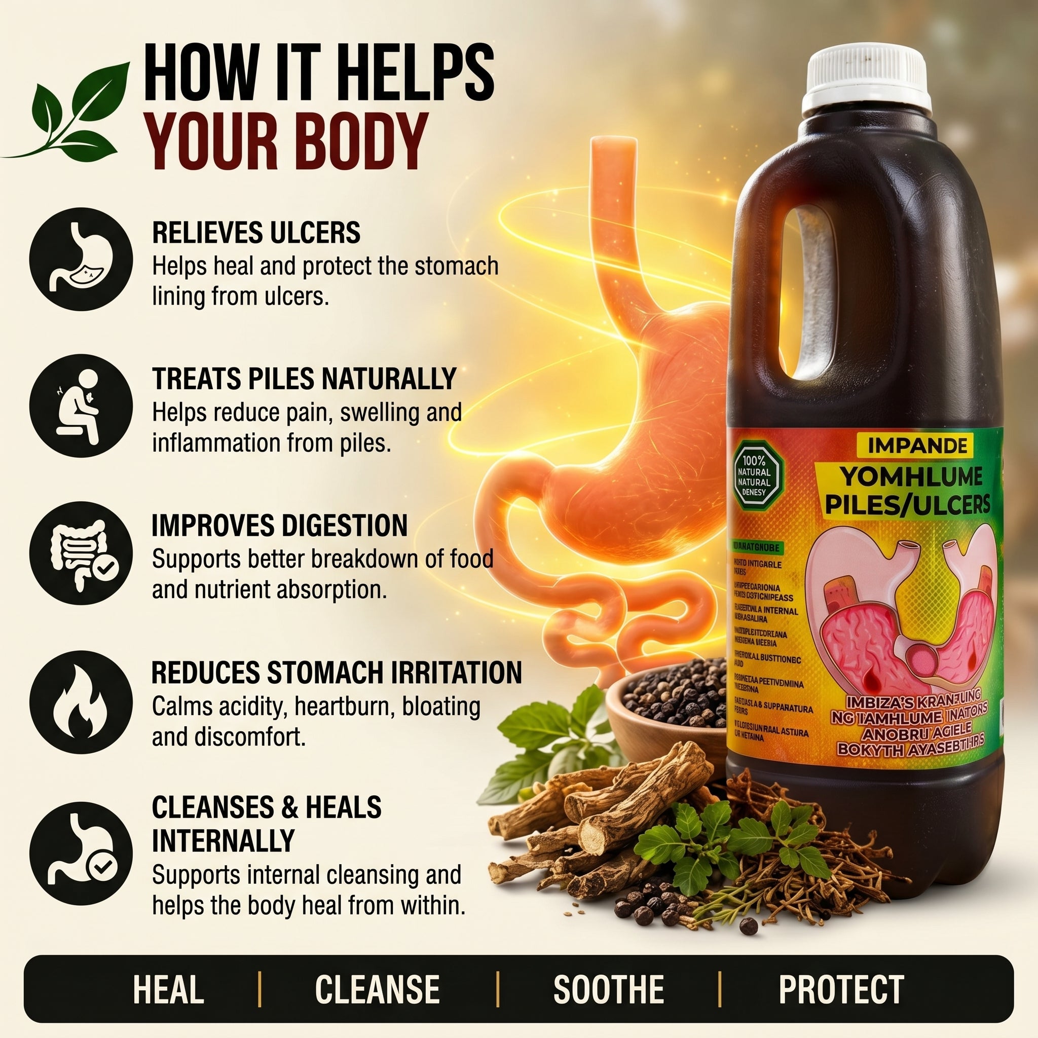 Impande Yomhlume – Piles / Ulcers