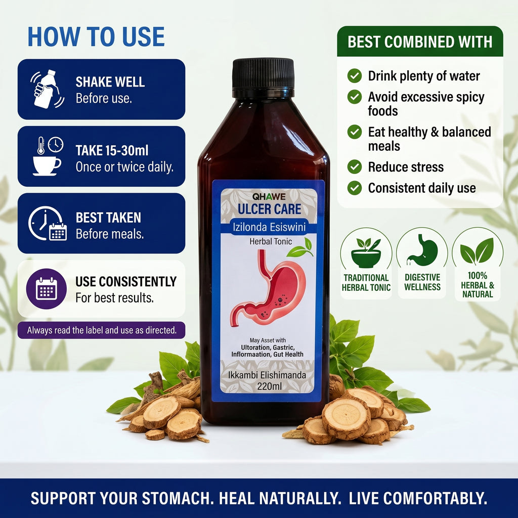 Qhawe Ulcer Care Herbal Tonic