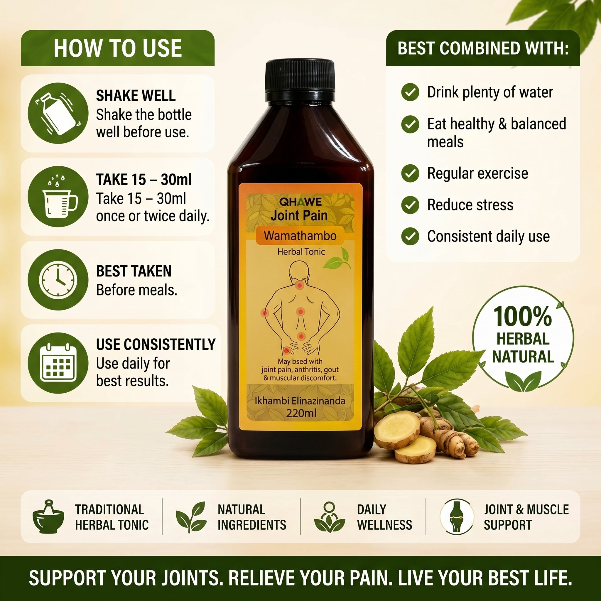Joint Pain Wamathambo Herbal Tonic