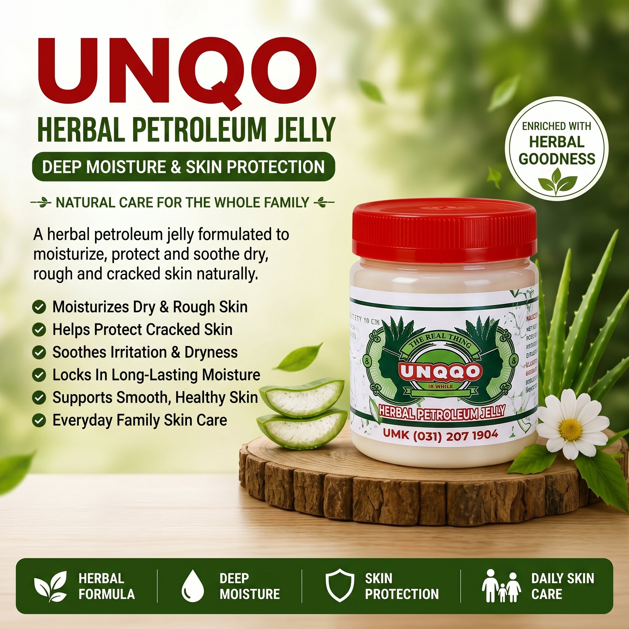 Unqo Herbal Petroleum Jelly
