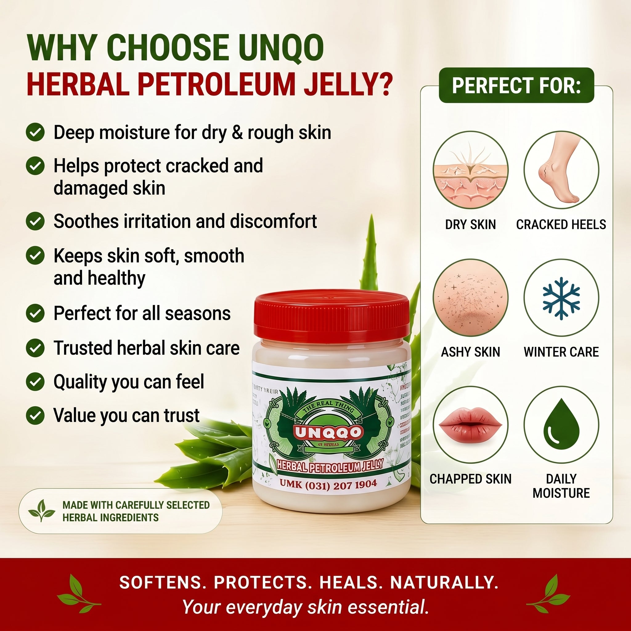 Unqo Herbal Petroleum Jelly