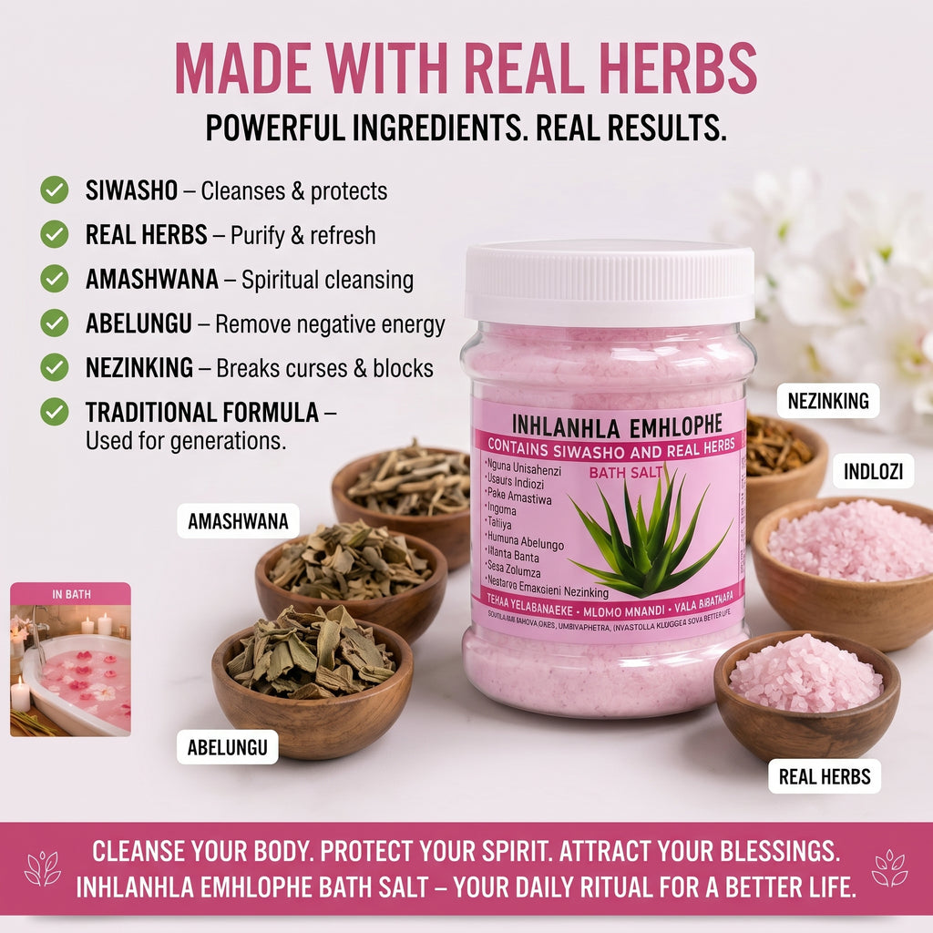 INHLANHLA EMHLOPHE BATH SALT