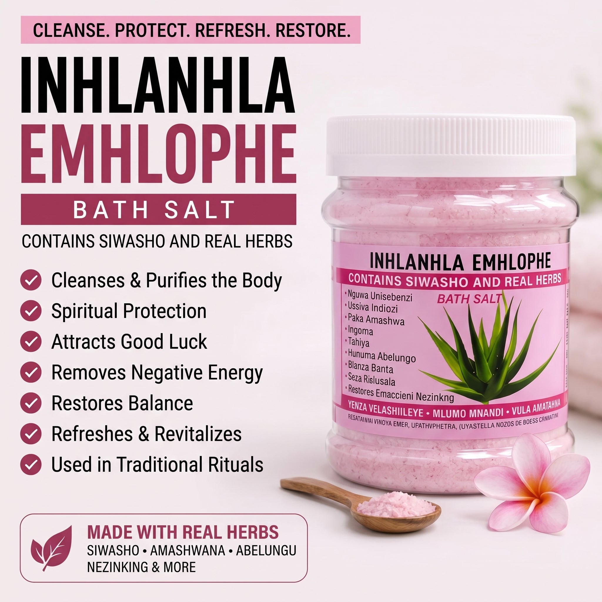 INHLANHLA EMHLOPHE BATH SALT