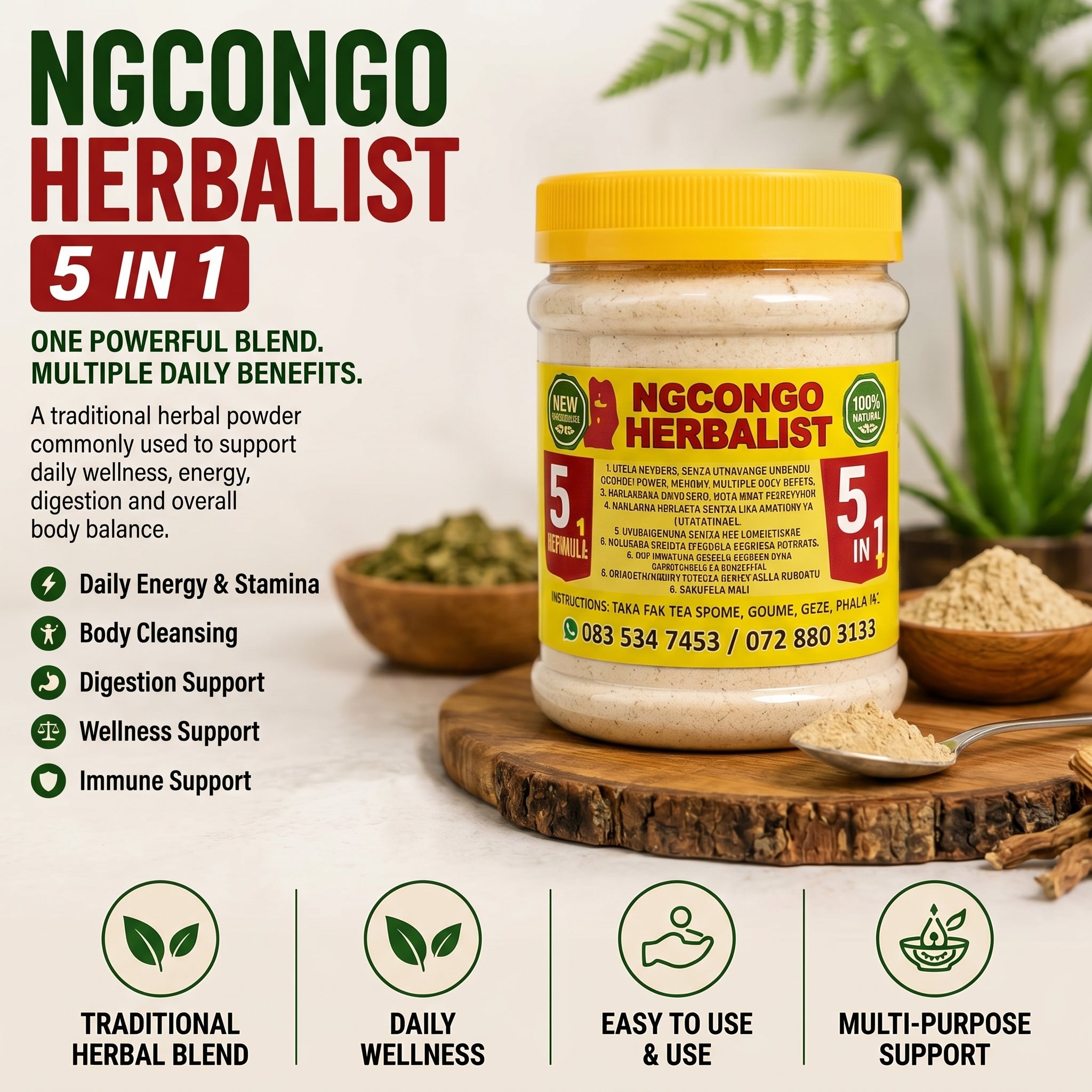 NGCONGO HERBALIST 5 IN 1