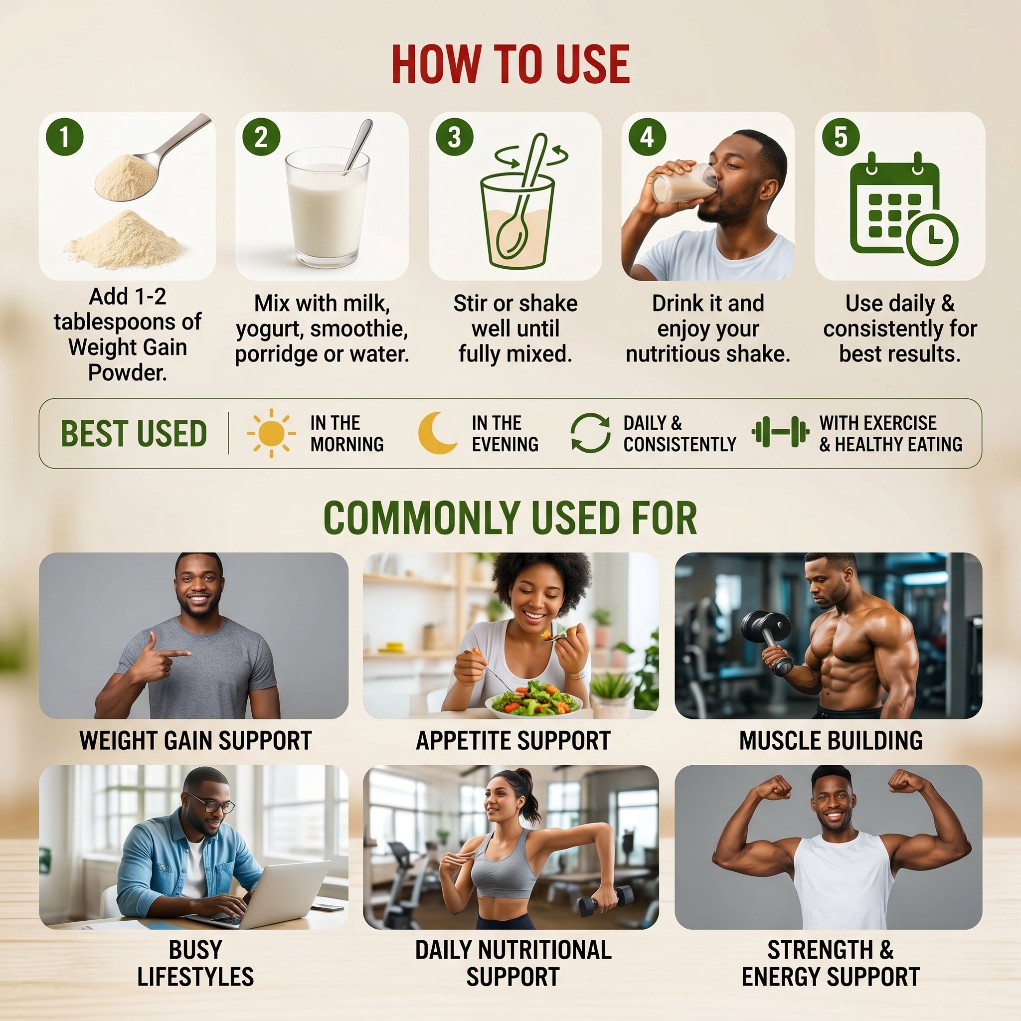 WEIGHT GAIN POWDER