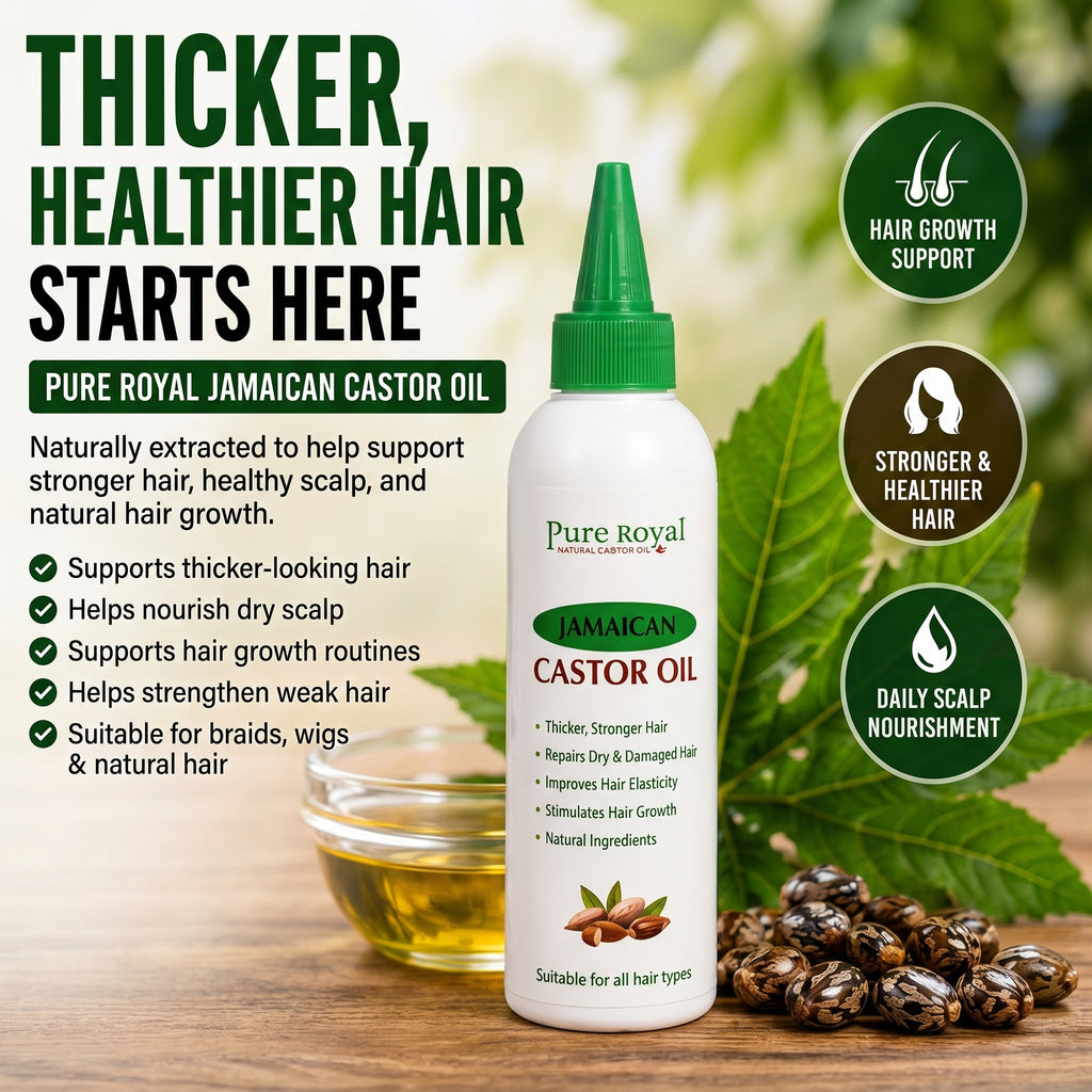 PURE ROYAL JAMAICAN CASTOR OIL